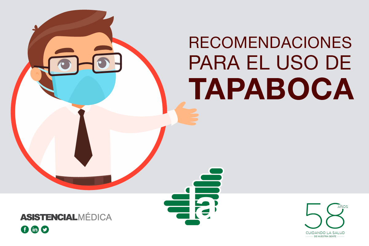 Recomendaciones para el uso del tapaboca